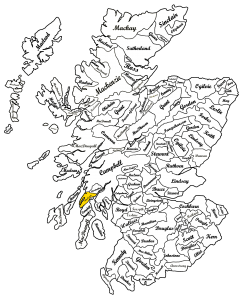 Clan MacEwen Map