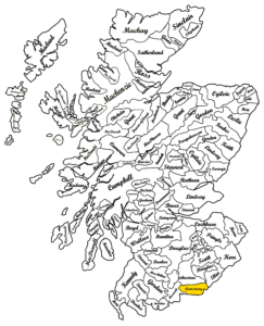 Clan Armstrong Scottish Map