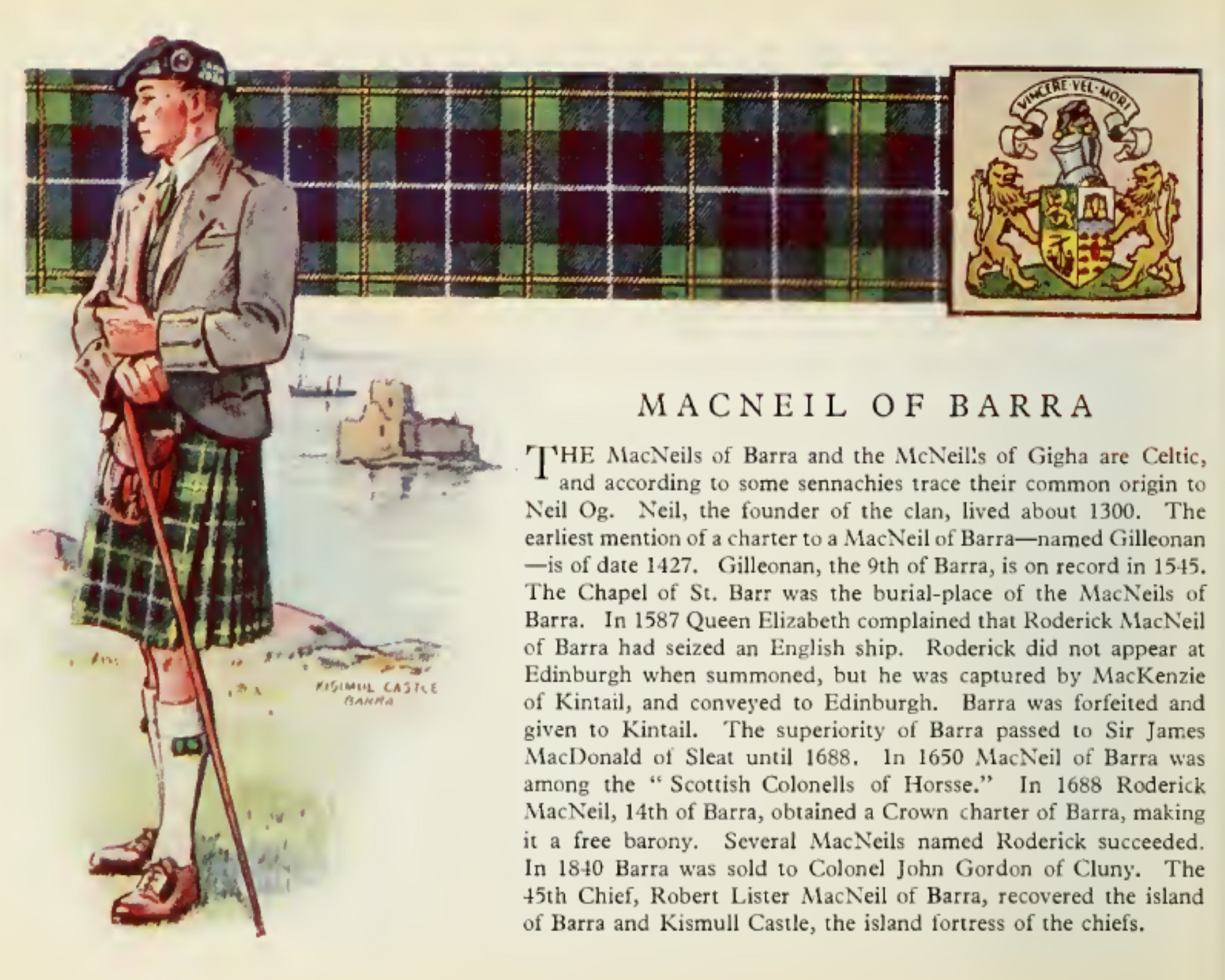 Clan MacNeil Information poster