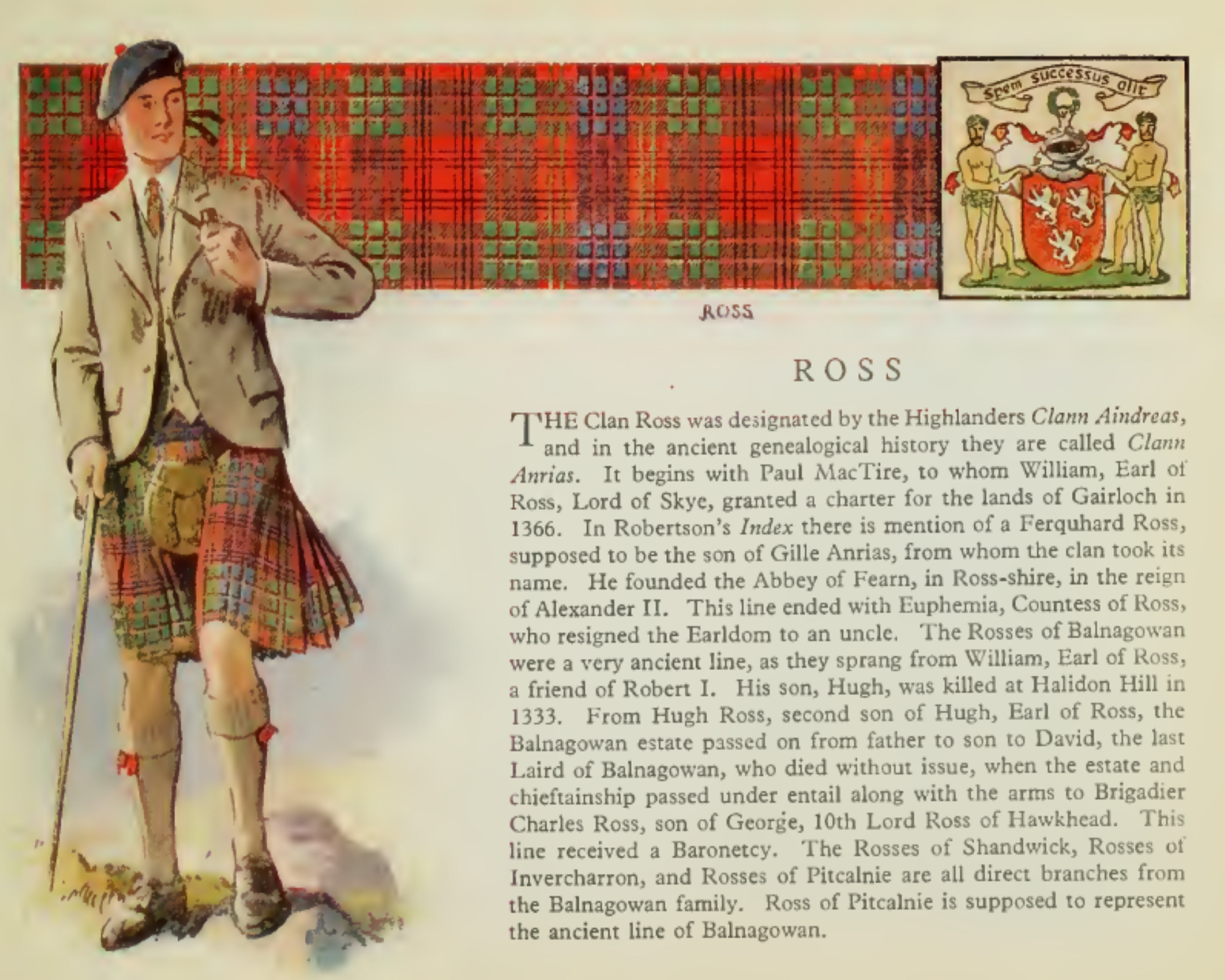 Clan Ross Poster