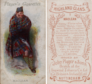 Clan Maclean chief Card