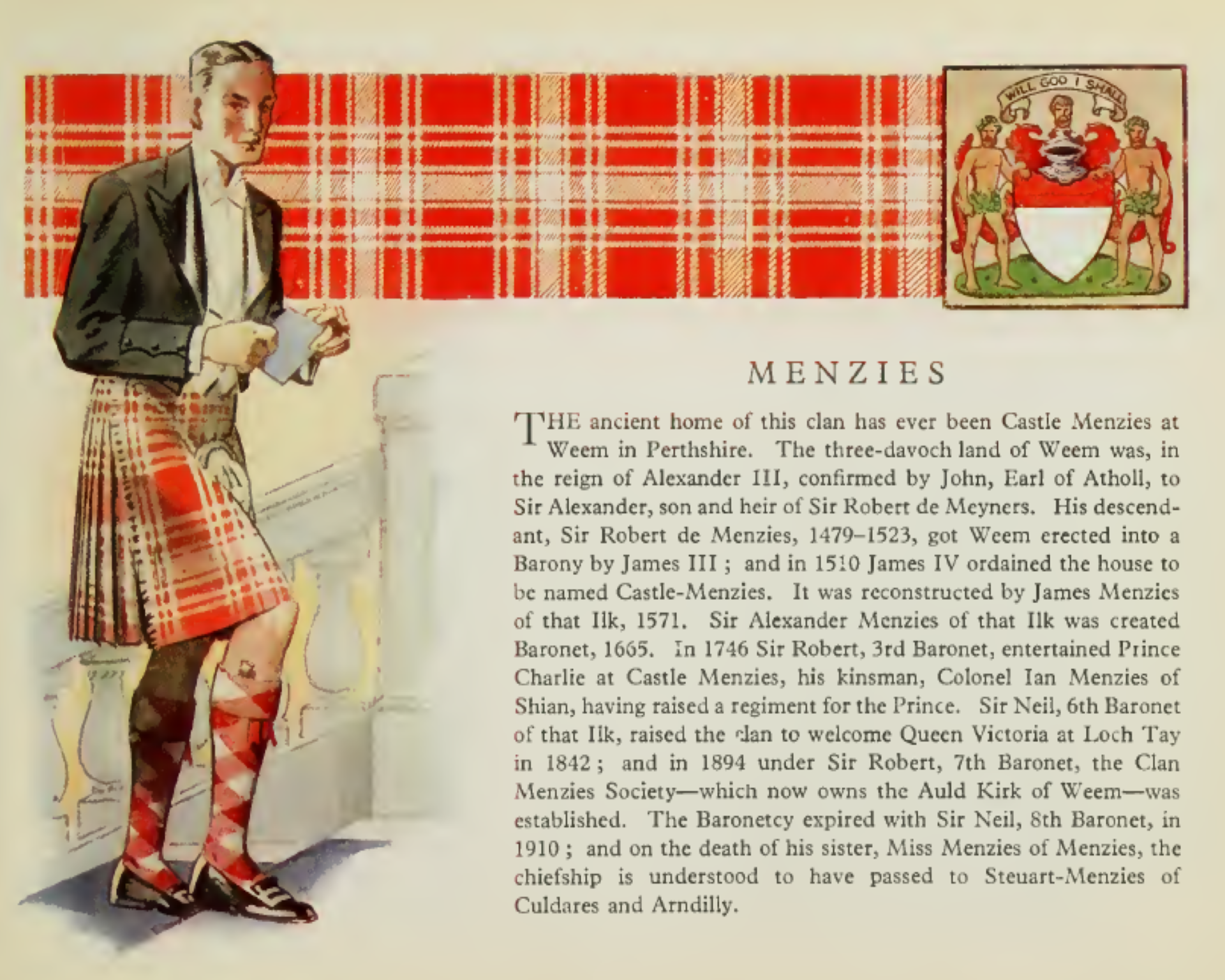 Clan Menzies Info. Poster