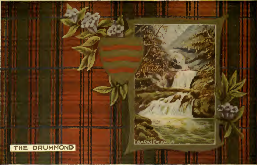 Barwick Falls and Clan Drummond Tartan