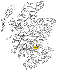 Clan Livingstone Scottish Map