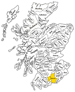 Clan Johnstone Map