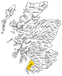 Clan Kennedy Map