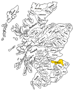 Clan Cockburn Map