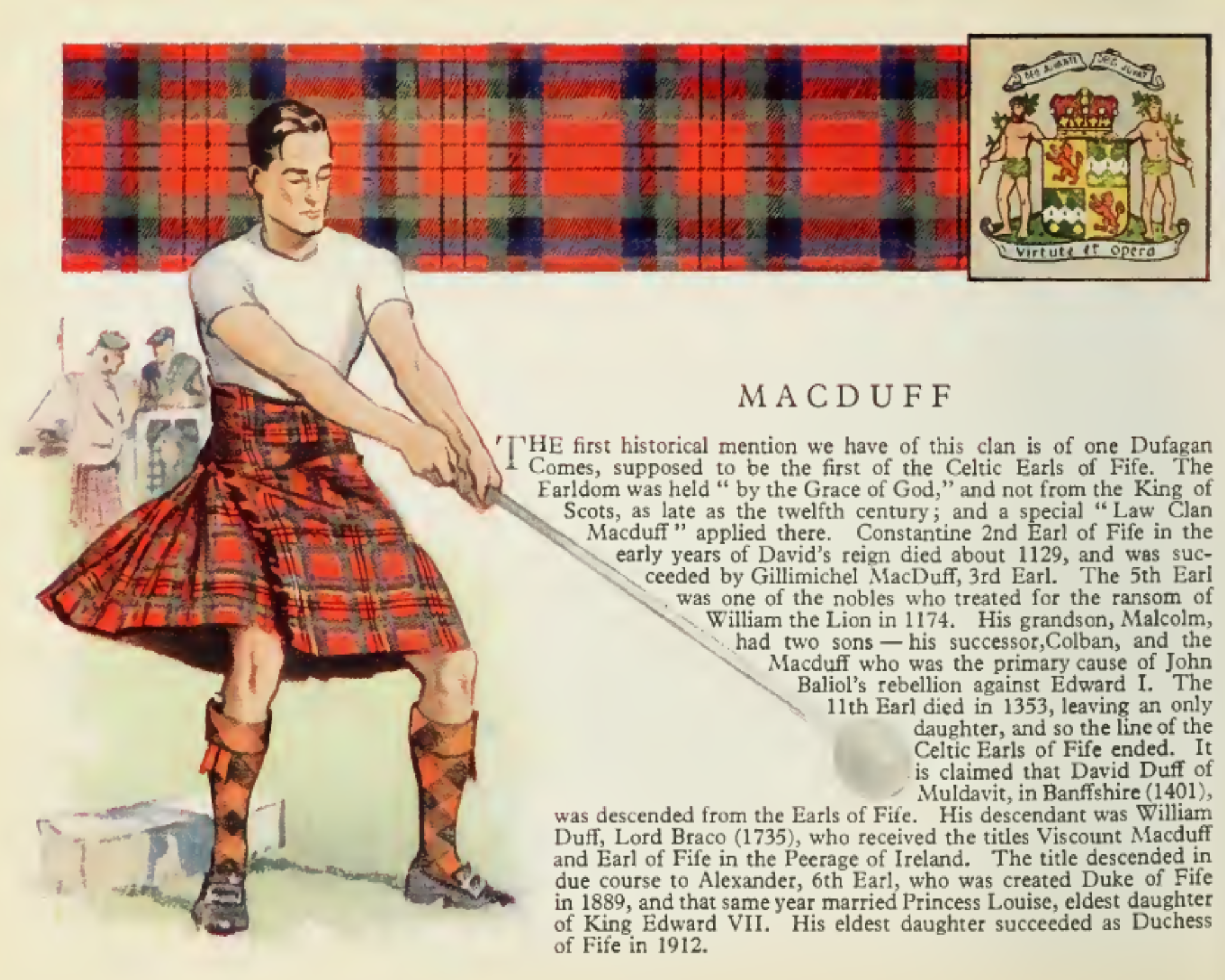 Clan MacDuff Information Poster