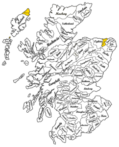 Clan Morrison Map