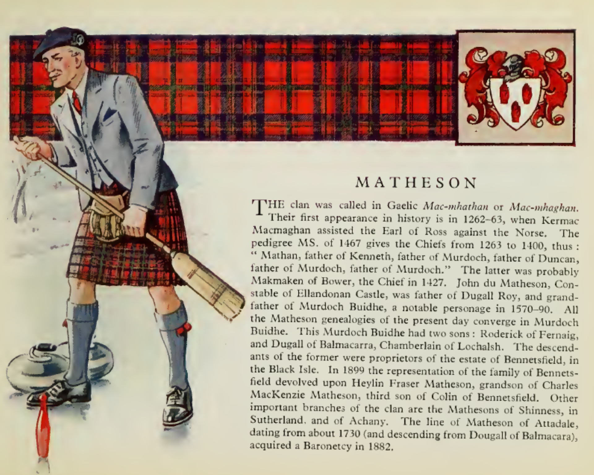 Clan Matheson Info Poster