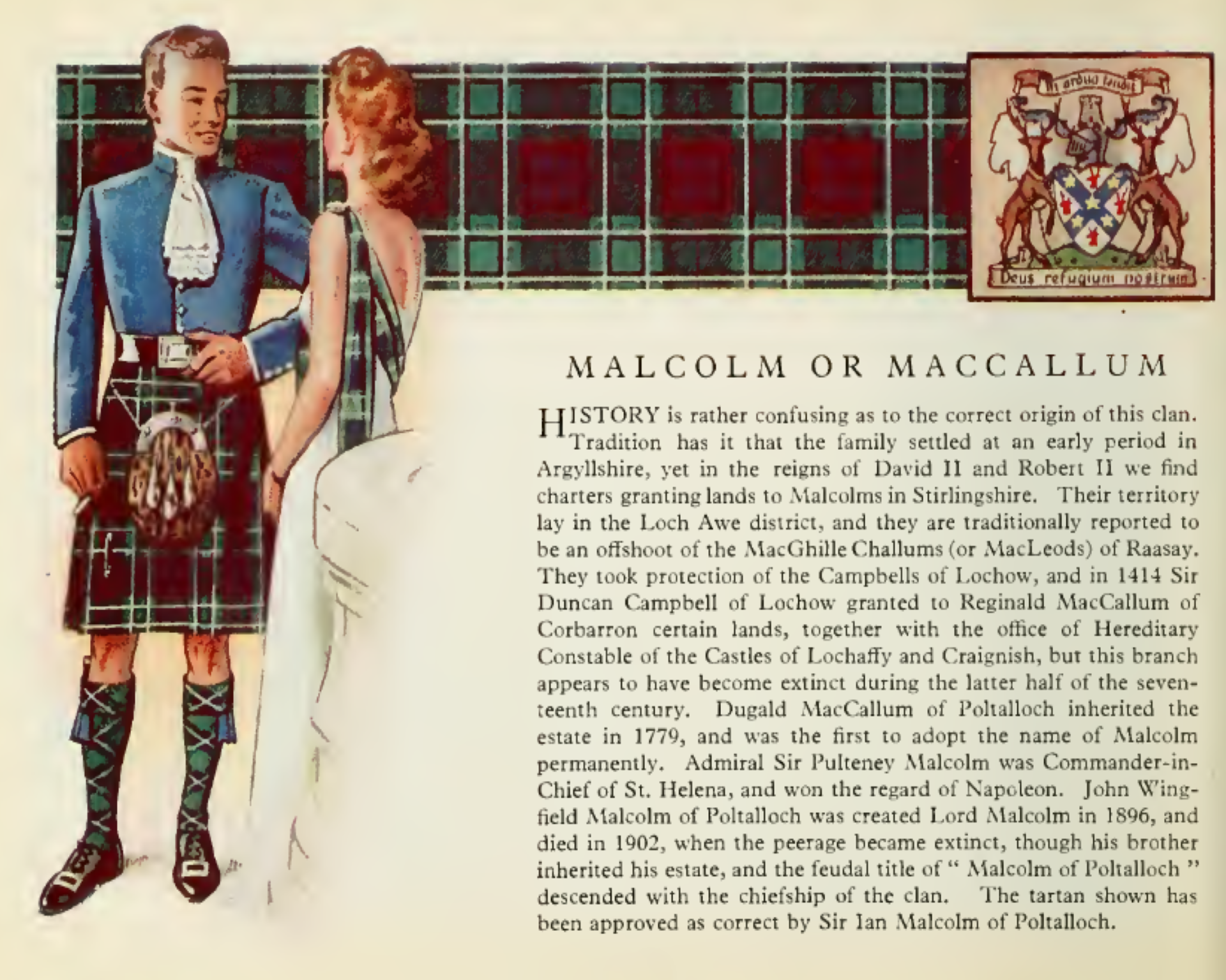 Clan Malcolm info poster