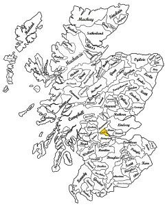 Clan Colville Map