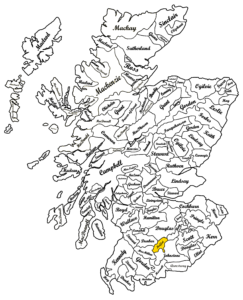 Clan Moffat Map