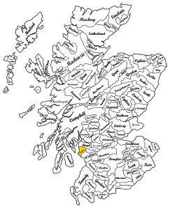 Clan Crosbie Map