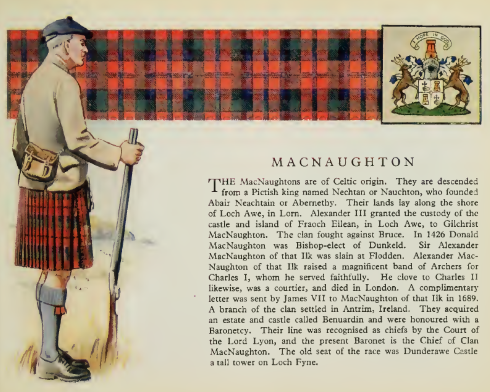 Clan MacNaughton Information Poster