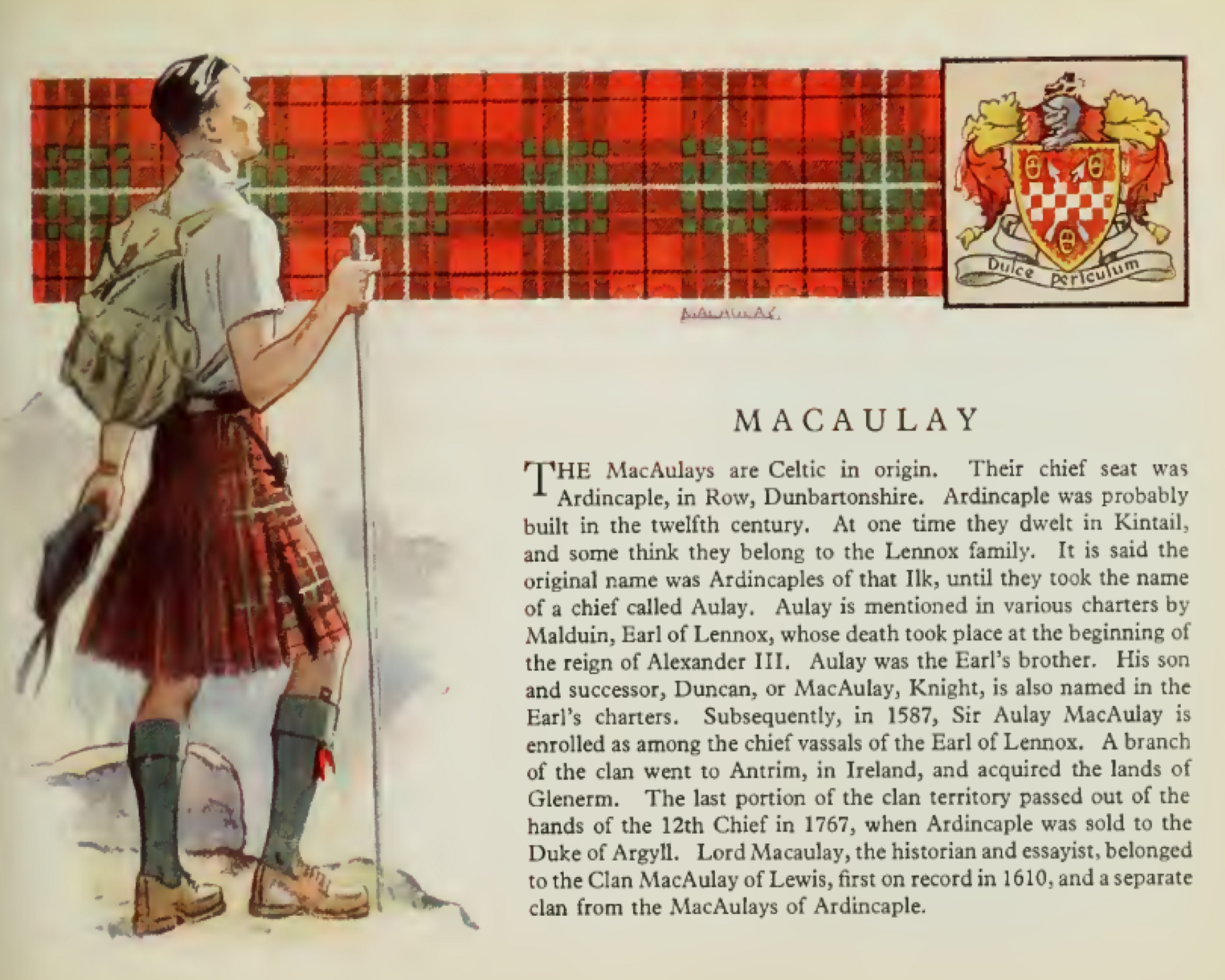 Clan MacAulay Poster