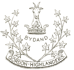 The badge of the Gordon Highlanders