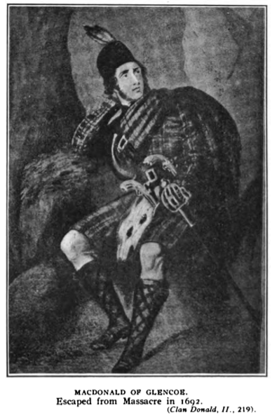 MacDonald of Glenco, escaped the massacre