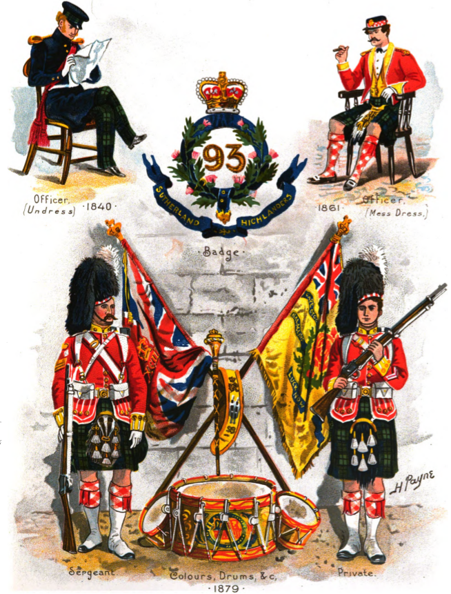 93rd Regiment of Foot 1879