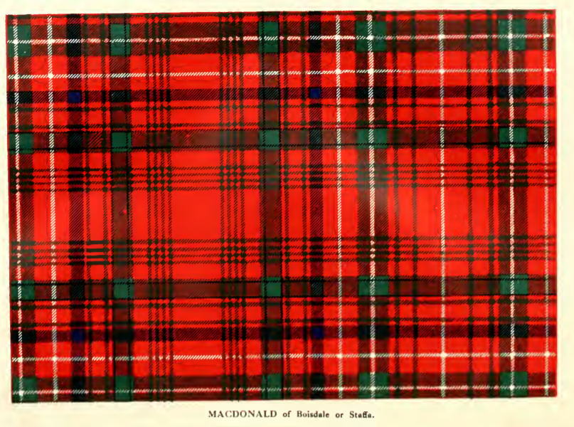 Clan MacDonald of Staffa Tartan