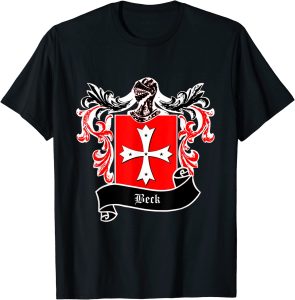 Beck Coat of Arms tshirt