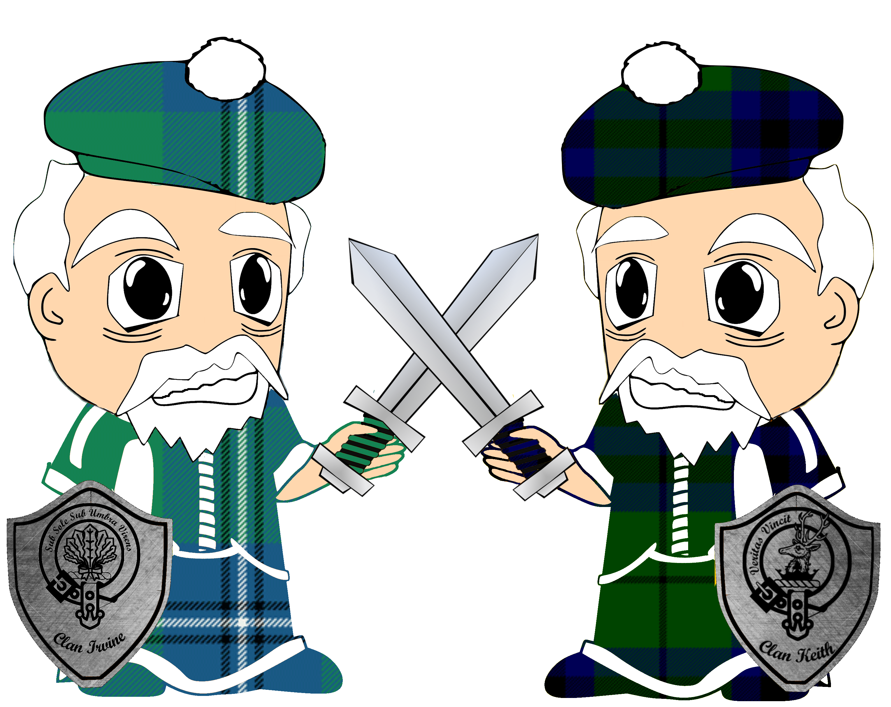 Clan Irvine vs. Clan Keith Scottish Clan Feud