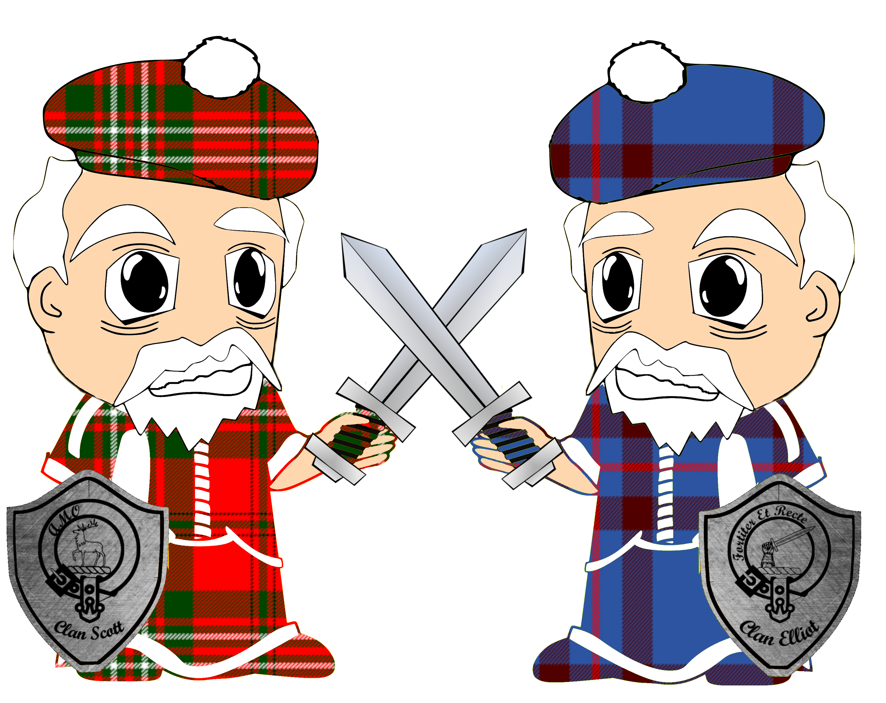 Clan Scott vs. Clan Elliot Scottish Clan Feud