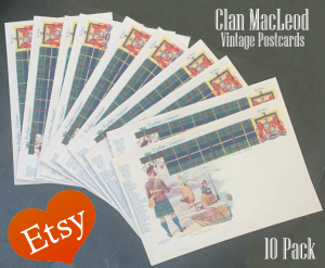 Clan MacLeod Vintage Postcard