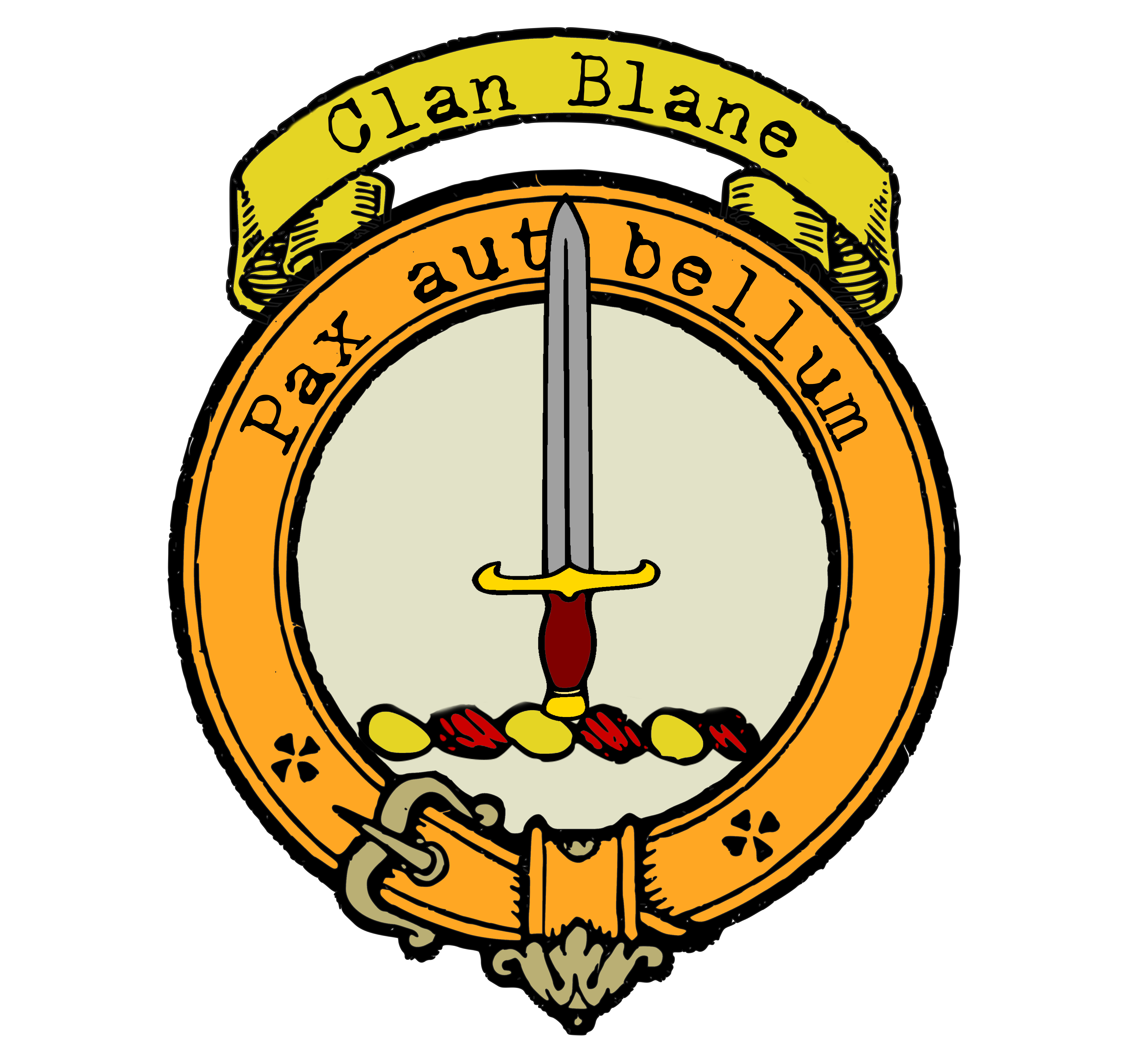 Clan Blane Scottish Badge Crest