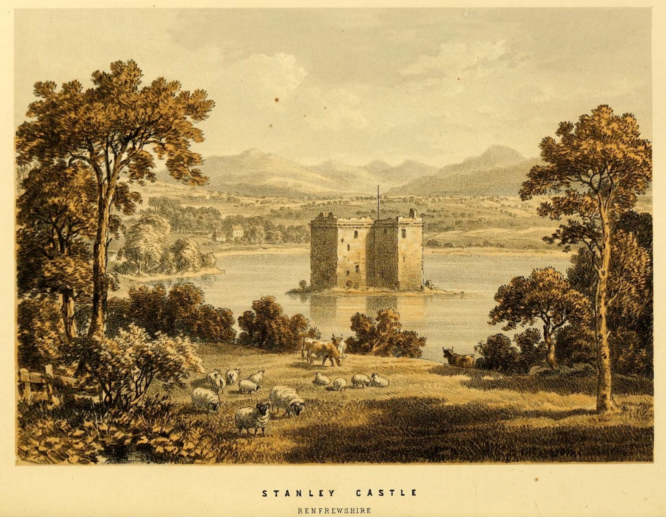 Stanley Castle, Scotland