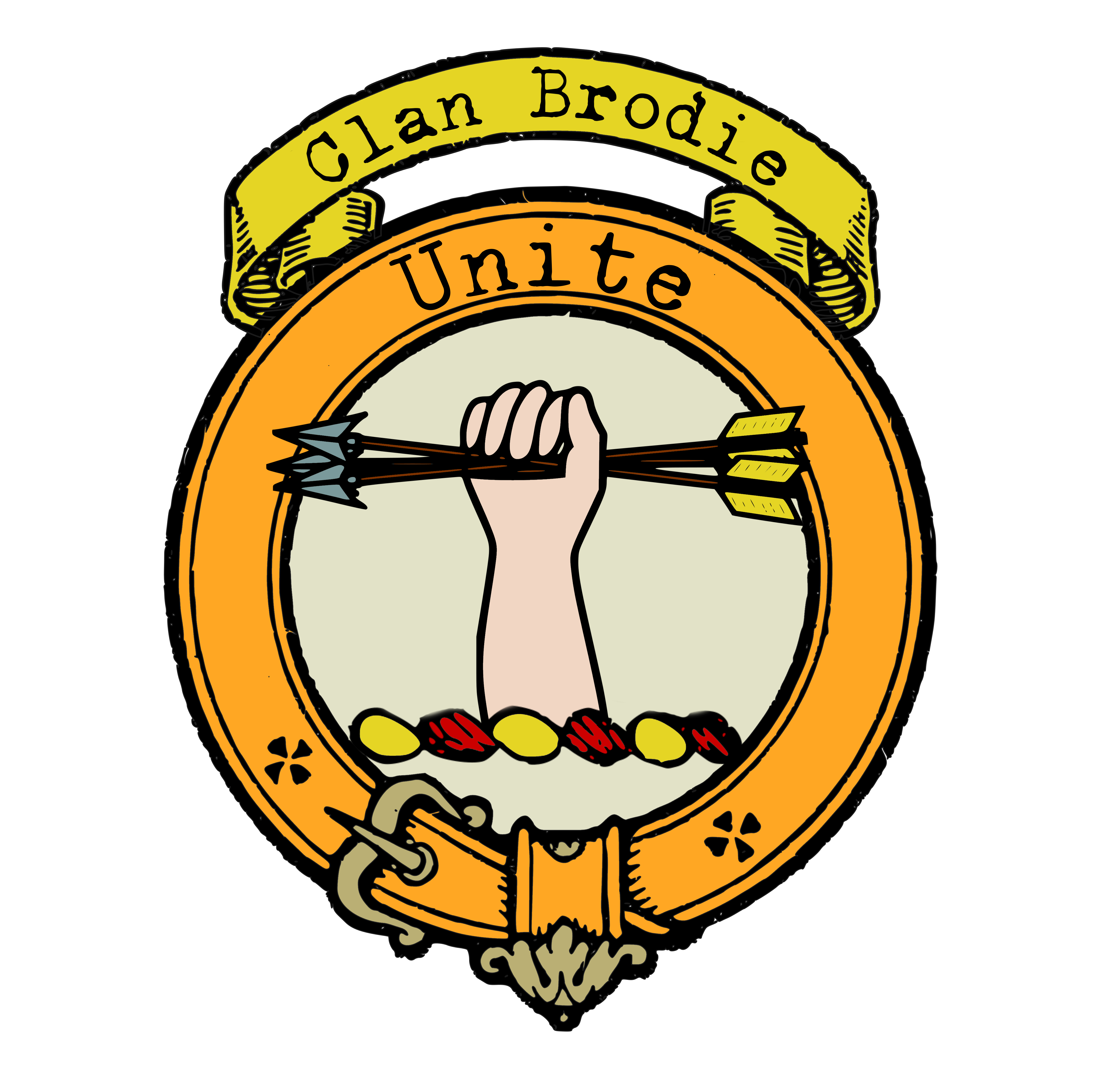 Brodie Clan Crest Bagtown Clans