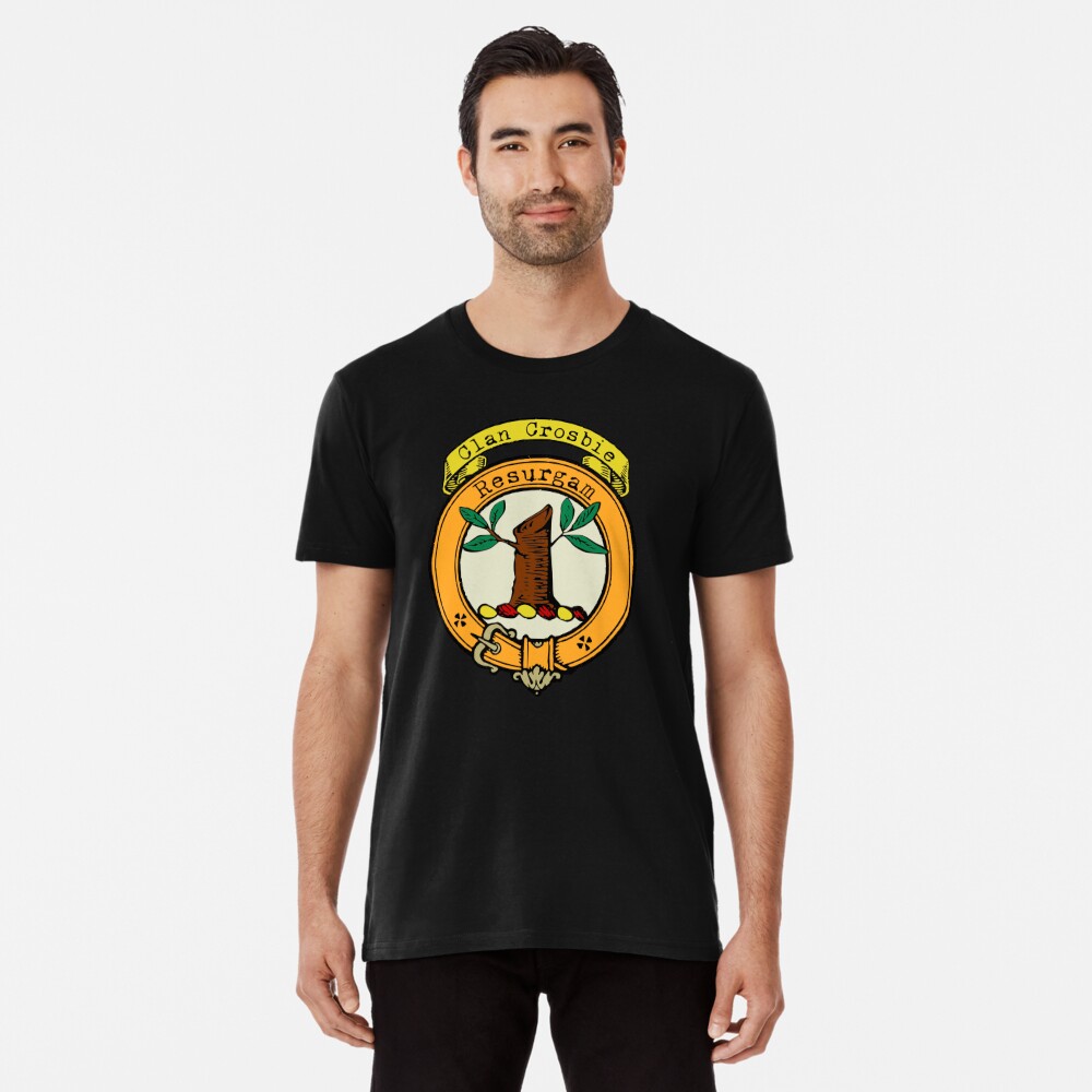 Clan Crosbie Crest tshirt