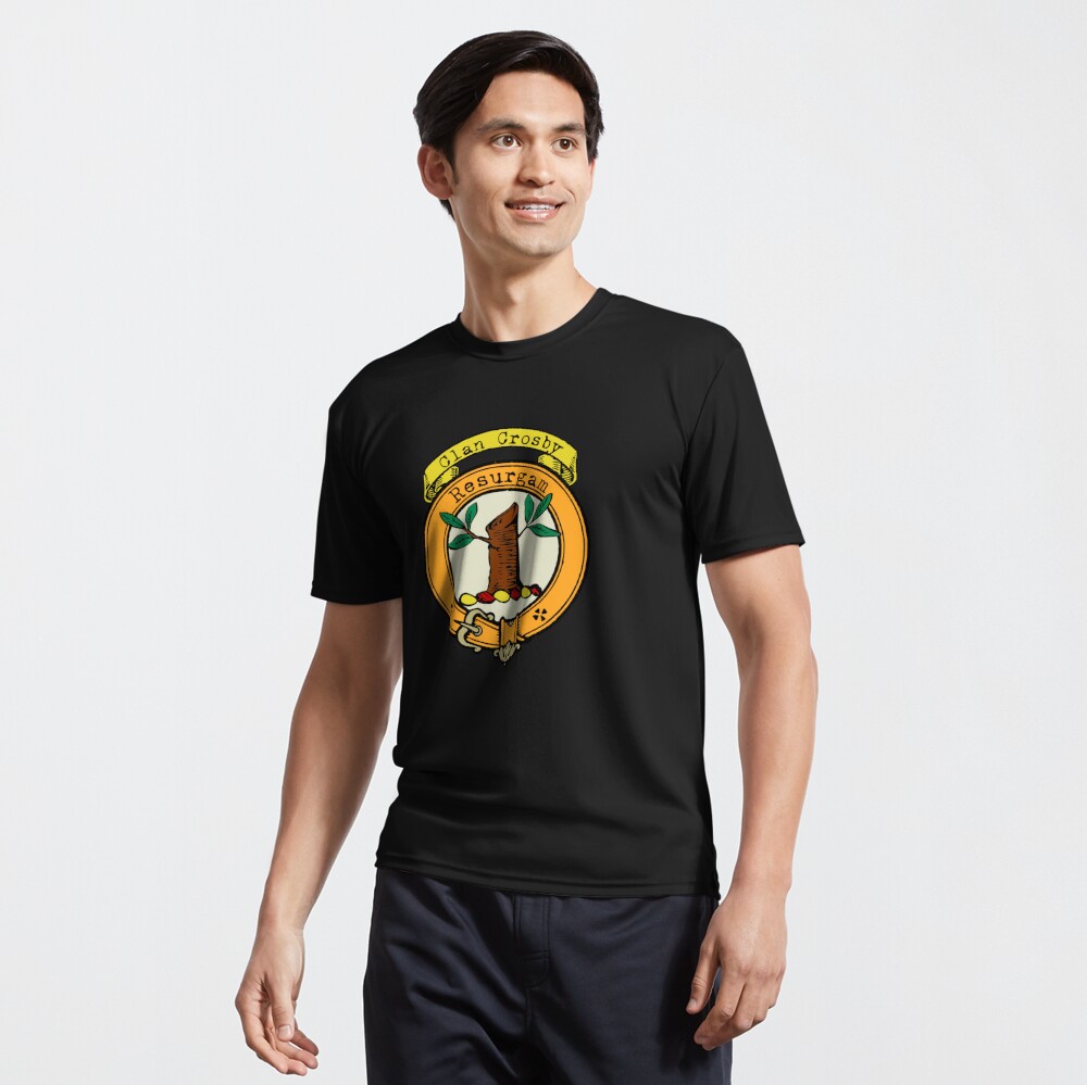 Clan Crsoby Crest tshirt