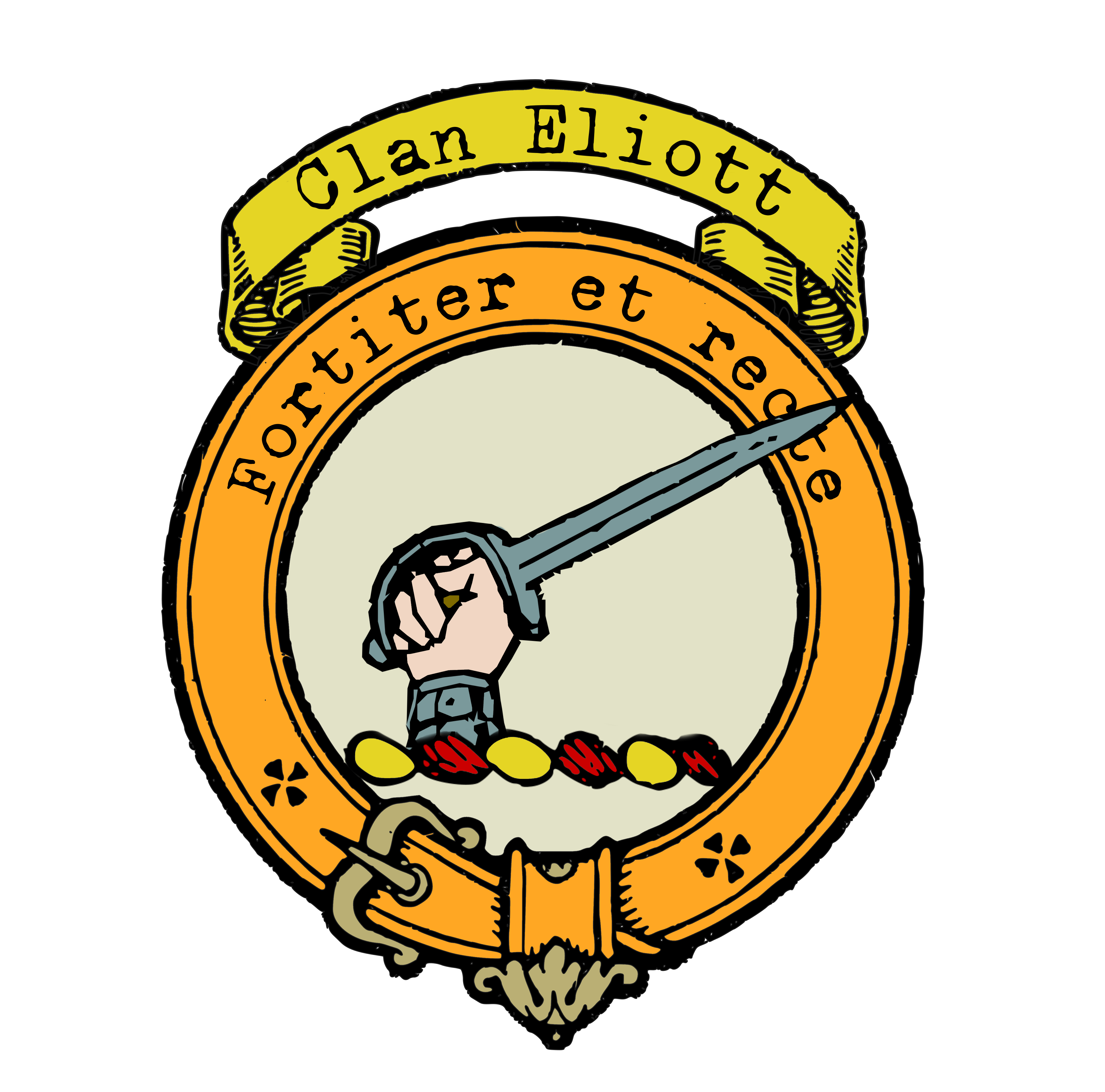 Eliott Clan Crest – Bagtown Clans