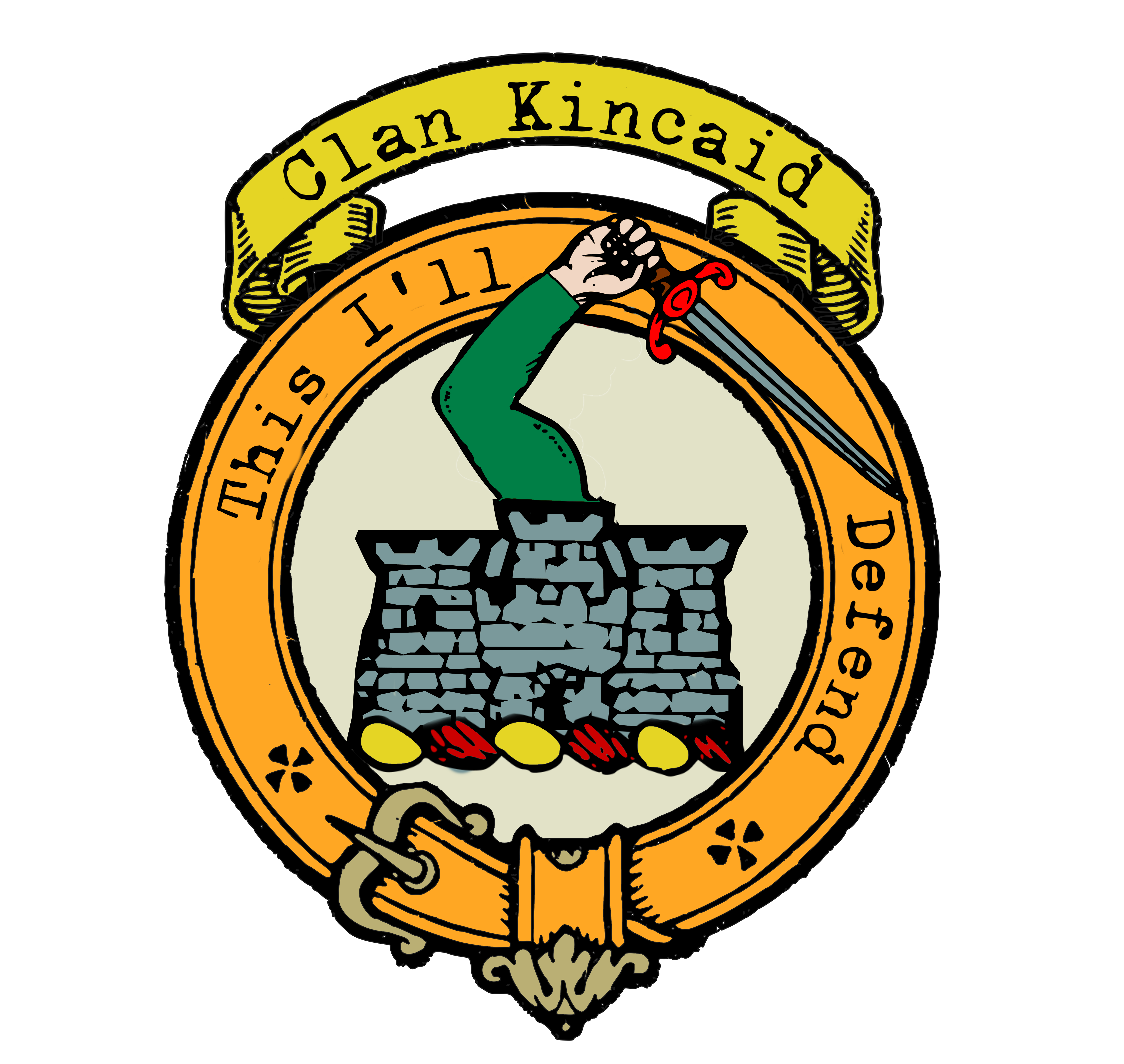 Kincaid Clan Crest Bagtown Clans