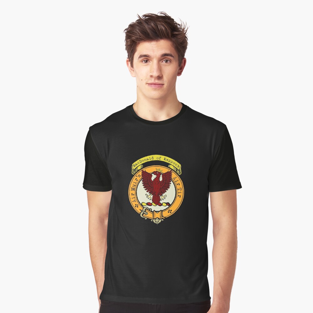 Clan MacDonald of Keppoch Crest tshirt