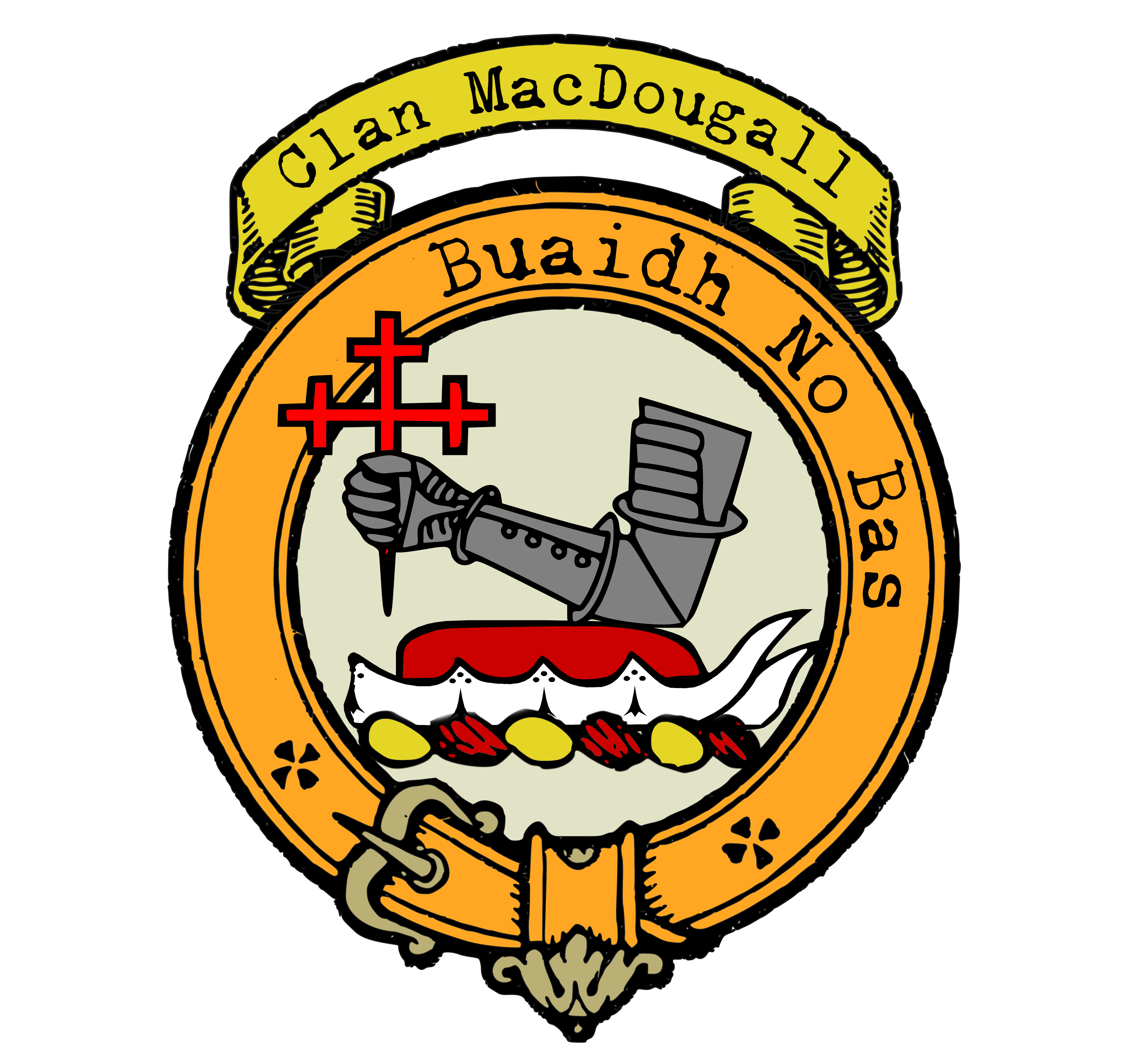 Clan MacDougall Crest Bagtown Clans