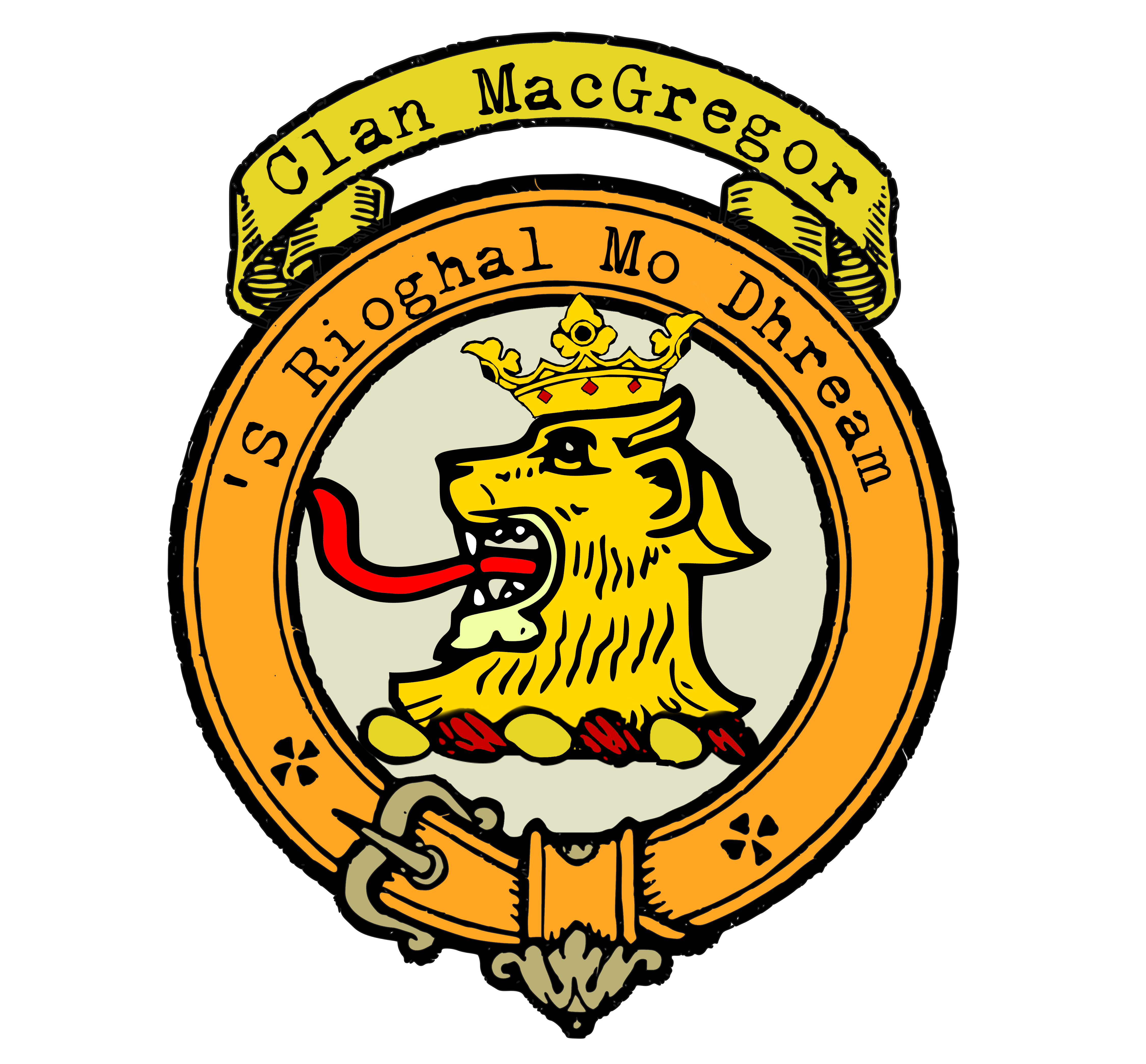 Clan Macgregor Crest Bagtown Clans